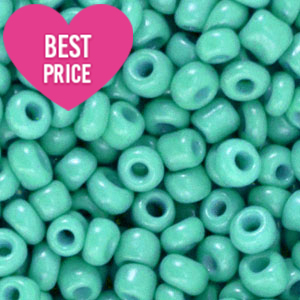 Rocalla cristal 8/0 (3mm) Verde teal