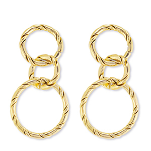 Pendientes Acero Inox Dorado