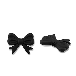 Abalorios acr&iacute;licos lazo Negro