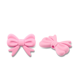 Abalorios acr&iacute;licos lazo Rosa