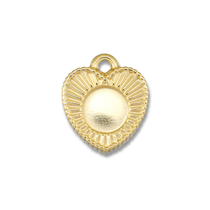 BY31&reg; Colgantes Acero Inox con engaste para SS16 base plana Dorado