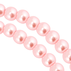 Perlas de cristal 4mm Rosado