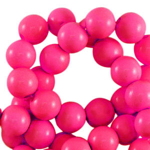 Abalorios acr&iacute;licos 10 mm brillante Rosa
