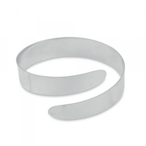 Brazalete con anilla Plateado