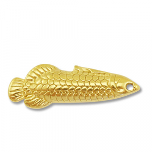 Colgantes Acero Inox pez Dorado