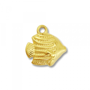 Colgantes Acero Inox pez Dorado