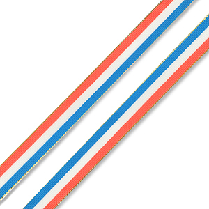 BY31&reg; Cinta con la bandera de los Pa&iacute;ses Bajos / Francia Rojo-blanco-azul-dorado