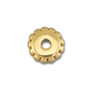Abalorios Acero Inox separador 5mm Dorado