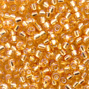 Rocalla Miyuki 8/0 Silverlined Dark Gold 8-4