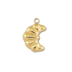Colgantes Acero Inox croissant Dorado