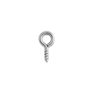 Fornituras Acero Inox perno con anilla Plateado