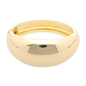 Pulseras met&aacute;licas Dorado