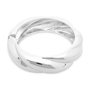 Pulseras met&aacute;licas Plateado