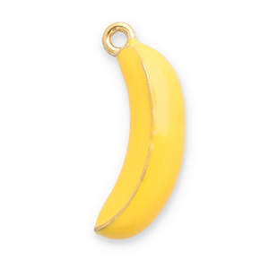 Colgantes Acero Inox banana Dorado-amarillo