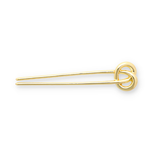 Accesorios para el pelo pinza para pelo francesa nudo Dorado