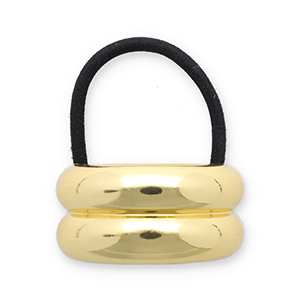 Accesorios para el pelo Coleteros para pelo con met&aacute;lico Dorado-negro