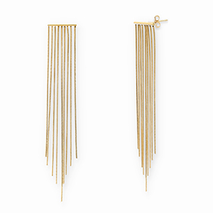 Pendientes Acero Inox Dorado