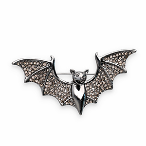 Broches murci&eacute;lago Gris