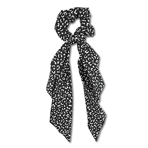 Coleteros para pelo con lazo Negro-blanco