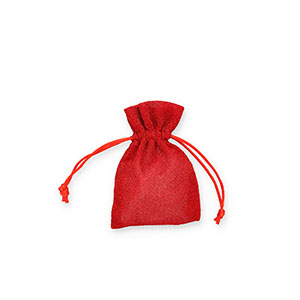 Bolso de joyer&iacute;a con glitter Rojo
