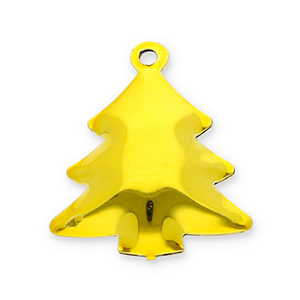 Colgantes met&aacute;licos campanas &aacute;rbol navide&ntilde;o Dorado