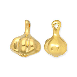 Colgantes met&aacute;licos DQ ajo Dorado (sin n&iacute;quel)