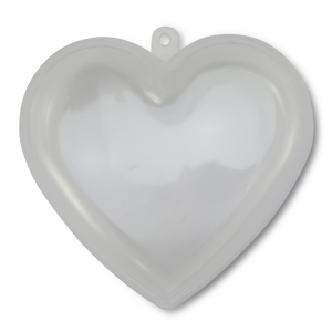 Adorno transparente coraz&oacute;n Transparente