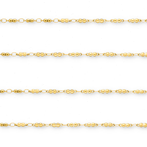 Fornituras Acero Inox cadena jasseron Dorado
