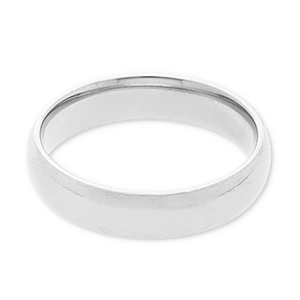 Anillos Acero Inox Plateado