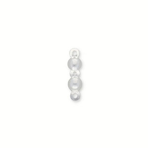 Plata 925 tapa nudos con anilla 4mm Plateado