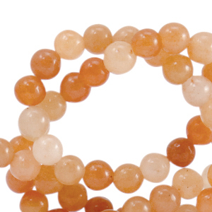 Piedras naturales Cuarzo 4mm Multicolor naranja arenisca-blancuzco