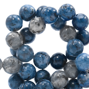 Piedras naturales Cuarzo 6mm Multicolor azul-gris