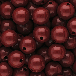 DQ Abalorios acr&iacute;licos 14 mm brillante Salsa red 18-1657 TCX
