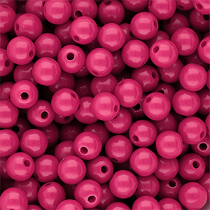 DQ Abalorios acr&iacute;licos 8 mm brillante Rose violet 17-2624 TCX
