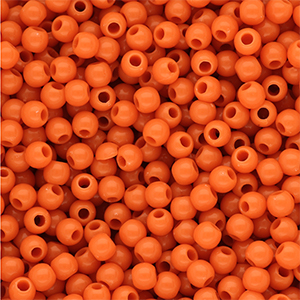 DQ Abalorios acr&iacute;licos 6 mm brillante Orange peel 16-1359 TCX