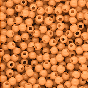 DQ Abalorios acr&iacute;licos 6 mm brillante Chamois orange 15-1145 TCX