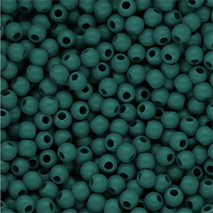 DQ Abalorios acr&iacute;licos 4 mm brillante Mediterranea green 19-4517 TCX