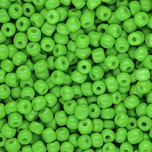 Rocalla cristal 6/0 (4mm) Verde