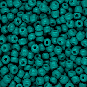 Rocalla cristal 6/0 (4mm) Verde teal
