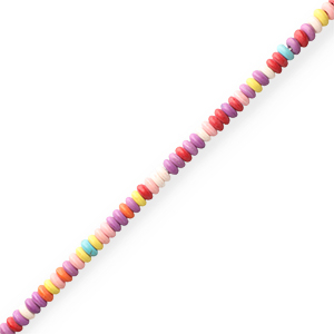 Abalorios de cer&aacute;mica rondeles Multicolor