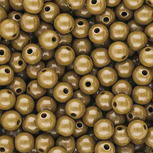 DQ Abalorios acr&iacute;licos 10 mm brillante Wood thrush brown 17-1129 TCX