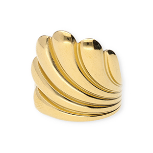 Anillos Acero Inox Dorado
