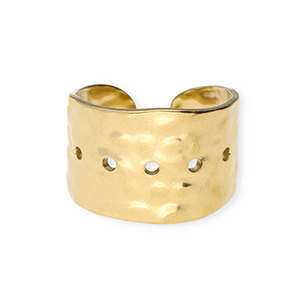Anillos Acero Inox Dorado
