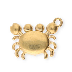 Colgantes Acero Inox cangrejo Dorado