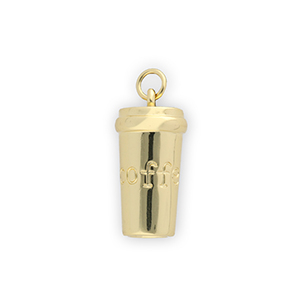 Metal TQ lat&oacute;n colgante vaso Dorado