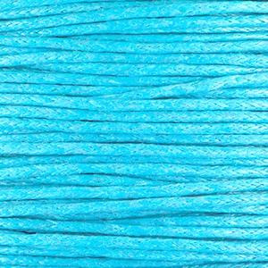 Cord&oacute;n encerado 1.0 mm azul capri