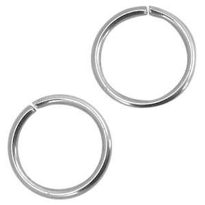 Fornituras Acero Inox anilla 8mm plata