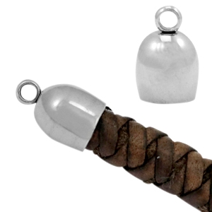 Terminal de acero inox &Oslash;6mm plata (acero inox)