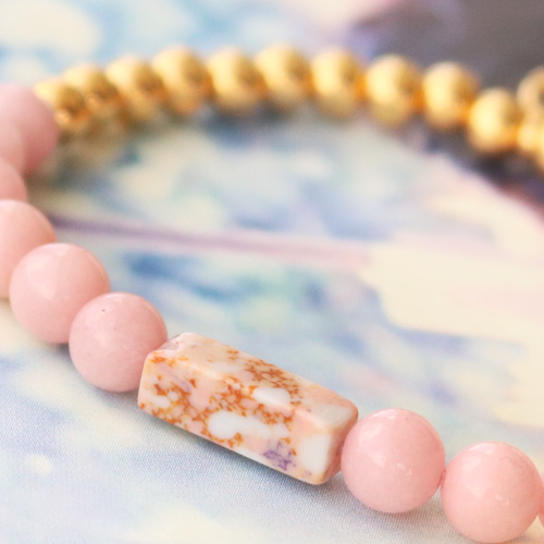 Hermosa joyer&iacute;a y accesorios con la nueva colecci&oacute;n de piedras naturales abalorios tubo
