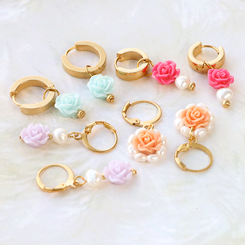 Bricolaje: Hacer joyas con abalorios rosas 